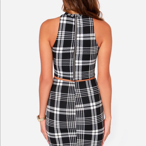 Lush two piece plaid skirt set - Picture 4 of 10